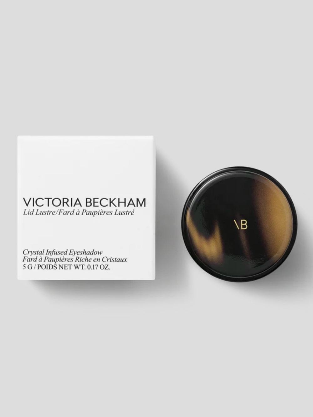 Victoria Beckham Lid Lustre Shimmering Eyeshadow Pot. Tea Rose. NWT.